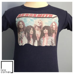 70s Vintage Aerosmith Yes 1976 Iron On Rock Band Music T Shirt