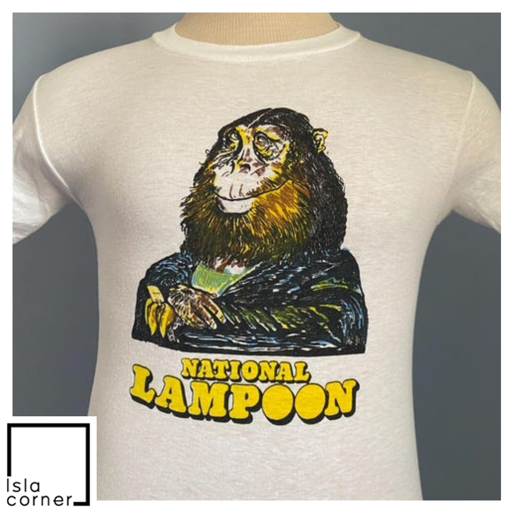 70s Vintage National Lampoon Mona Gorilla Shirt 70s Vintage National Lampoon Mona Gorilla Shirt