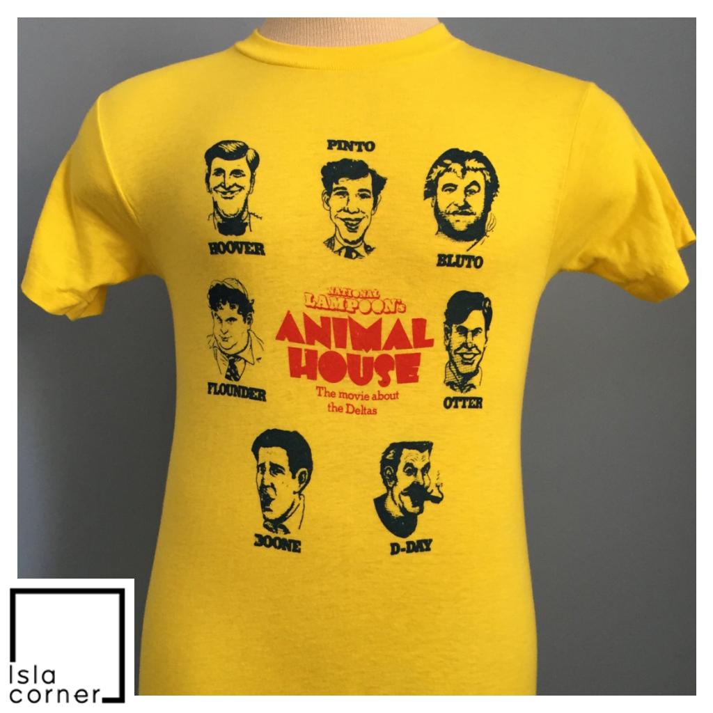 70s Vintage National Lampoon's Animal House 1978 Deltas Movie Shirt 70s Vintage National Lampoon's Animal House 1978 Deltas Movie Shirt