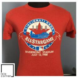80s Vintage Cincinnati Reds 1988 All Star Game Riverfront Stadium July 12 MLB Baseball Shirt