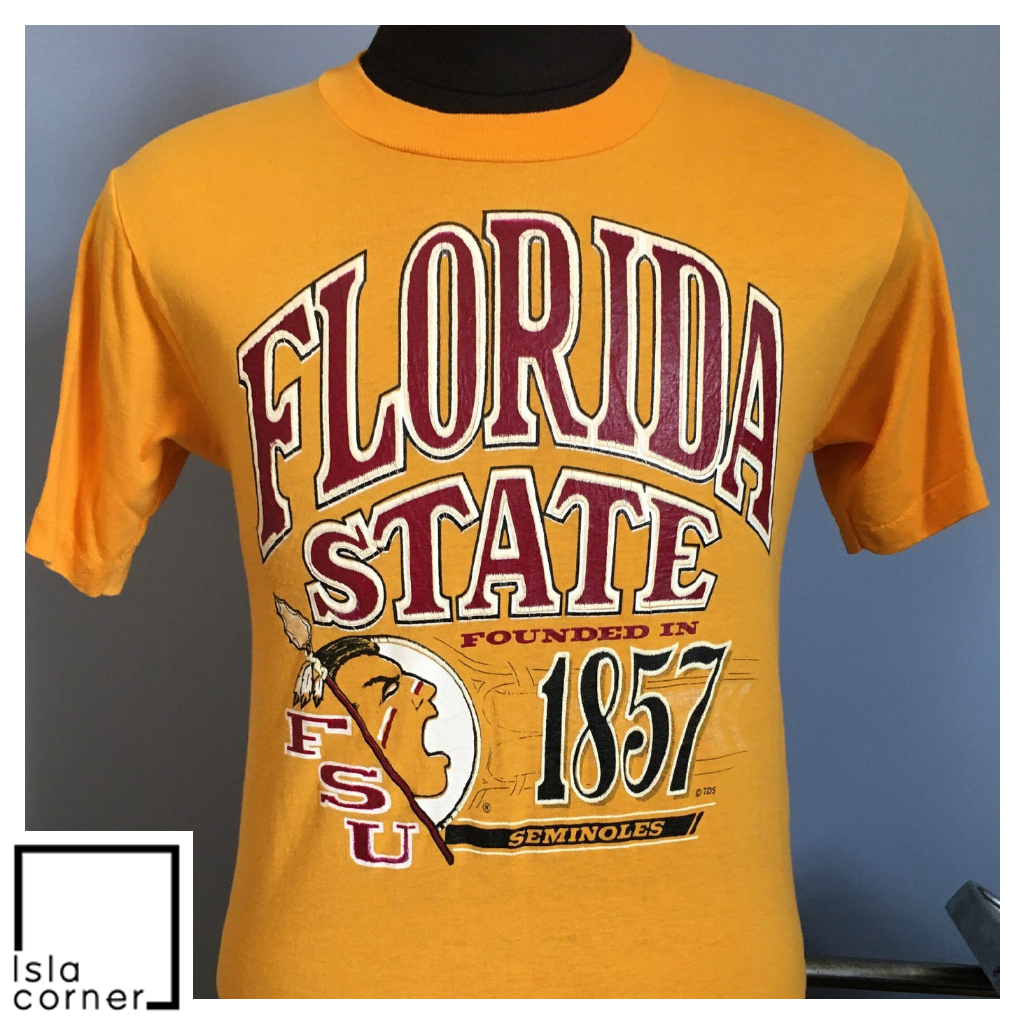 80s Vintage Florida State Seminoles University FSU Founded In 1857 College NCAA T Shirt 80s Vintage Florida State Seminoles University FSU Founded In 1857 College NCAA T Shirt