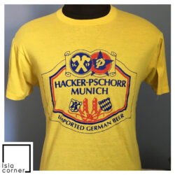 80s Vintage Hacker Pschorr Munich Imported German Beer Shirt