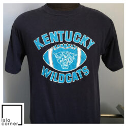80s Vintage Kentucky Wildcats University UK football NCAA College T Shirt