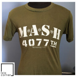 80s Vintage MASH 4077th Army Green 1981 TV Show T Shirt