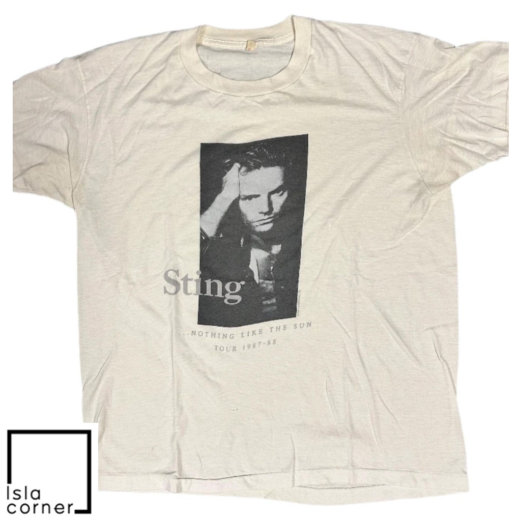 80s Vintage Sting Nothing Like the Sun 1987 88 Tour Band Shirt 80s Vintage Sting Nothing Like the Sun 1987 88 Tour Band Shirt