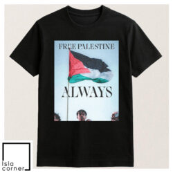 Barcelona FC Lamine Yamal Free Palestine Flag Shirt