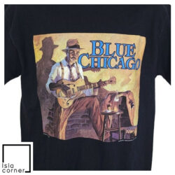 Blue Chicago Shirt Vintage 90s Clark St Ramblers John Carroll Doyle