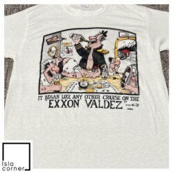 Exxon Valdez Shirt 1989 Vintage Oil Spill