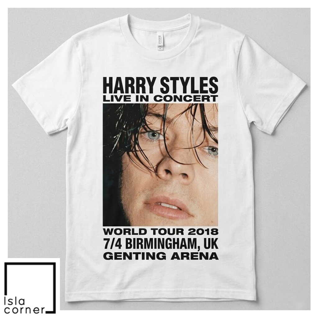 Harry Styles 2018 World Tour Birmingham UK Shirt Harry Styles 2018 World Tour Birmingham UK Shirt