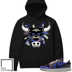 Jordan 1 low Voodoo Sneaker Match Hoodie Black Retro 1s Bull