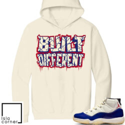 Jordan 11 Rare Air Sneaker Match Hoodie Sail Built Different