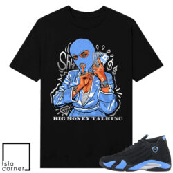 Jordan 14 Black University Big Money Talking Shirt
