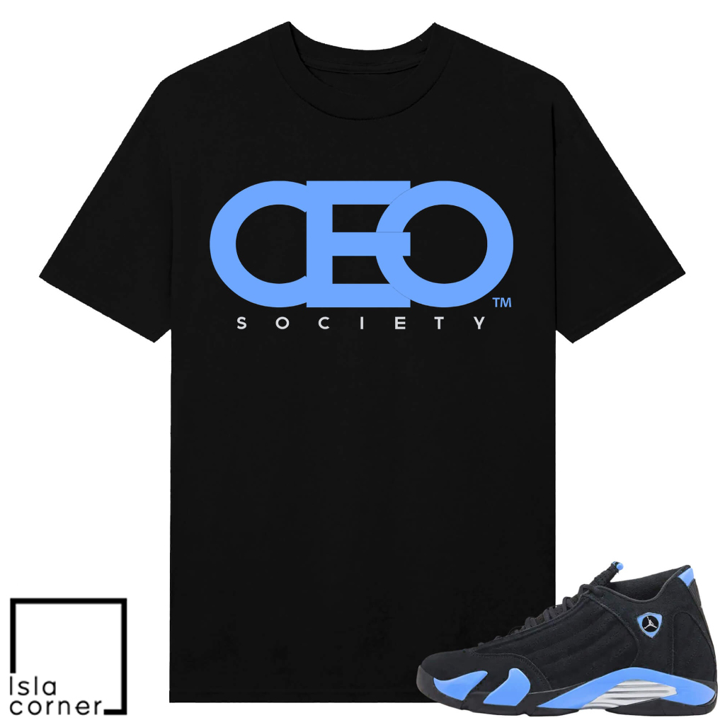 Jordan 14 Black University CEO Society Shirt Jordan 14 Black University CEO Society Shirt