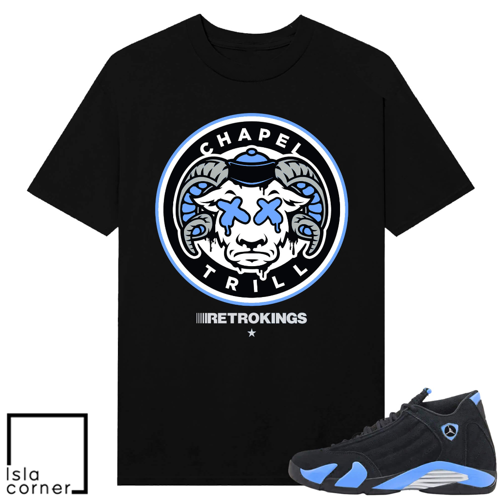 Jordan 14 Black University Chapel Trill Shirt Jordan 14 Black University Chapel Trill Shirt