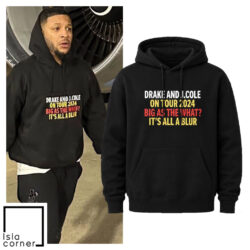 Kevin Durant Drake And J Cole Its All A Blur Tour Hoodie
