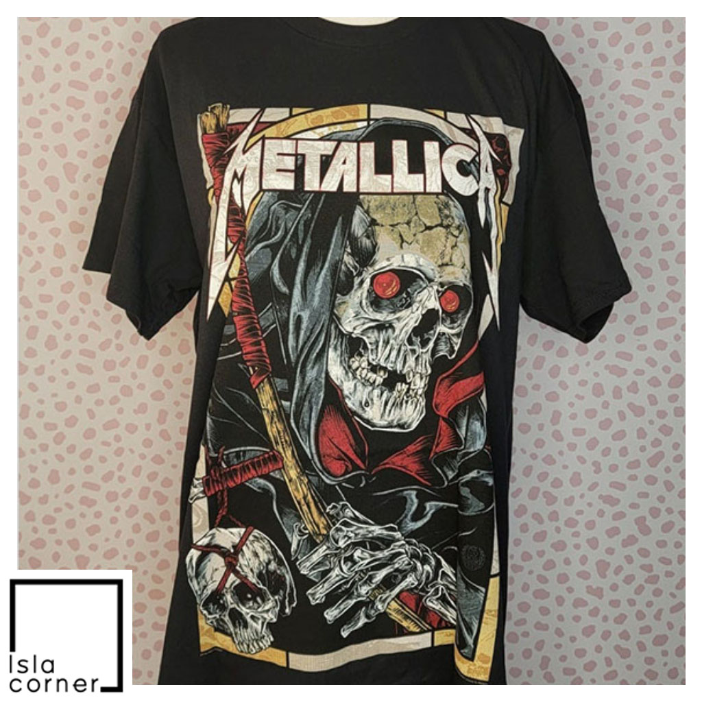 Metallica Death Reaper Vintage Style Band Shirt Metallica Death Reaper Vintage Style Band Shirt