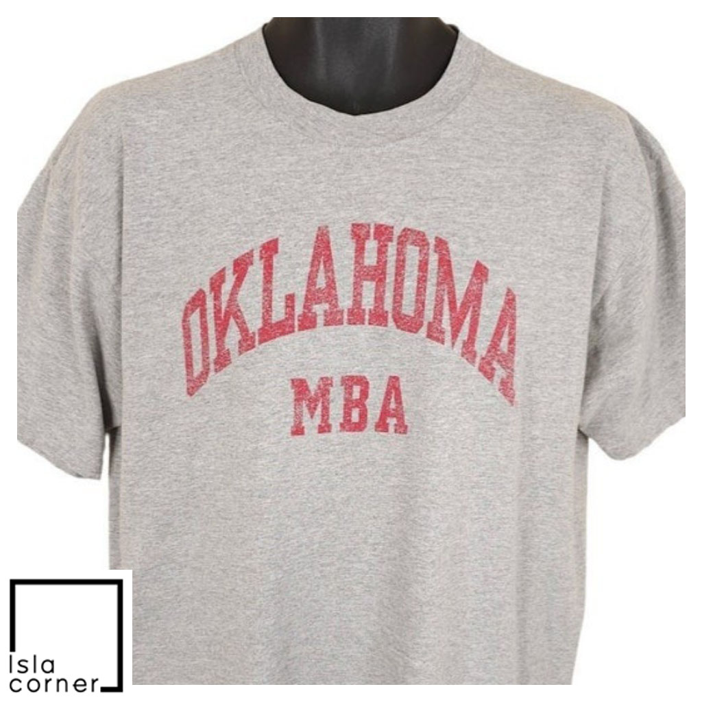Oklahoma MBA Vintage 90s Shirt Oklahoma MBA Vintage 90s Shirt