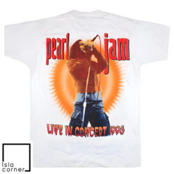 PJ Tucker Pearl Jam 1995 World Tour Shirt Back Side