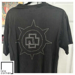 Vintage 90s Rammstein Band Logo 2-SIDED Shirt 1 Rammstein Band Vintage 90s 2 SIDED Shirt Back
