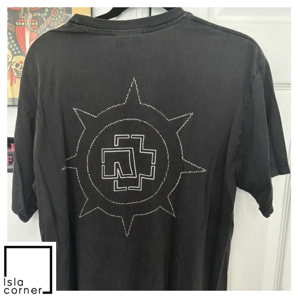 Rammstein Band Vintage 90s 2 SIDED Shirt Back Rammstein Band Vintage 90s 2 SIDED Shirt Back