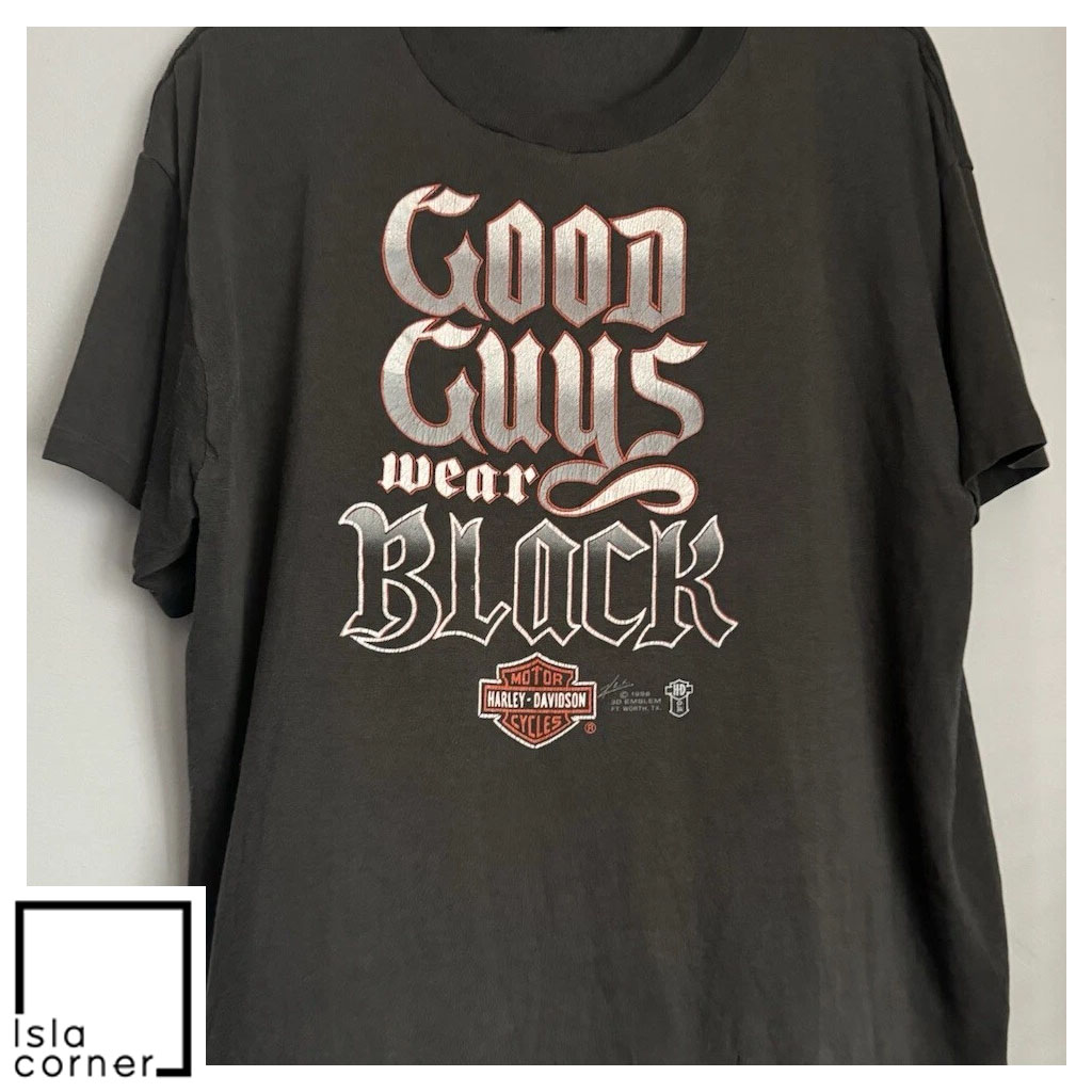 Rare Vintage 1986 3D Emblem Harley Davidson Good Guys Wear Shirt Rare Vintage 1986 3D Emblem Harley Davidson Good Guys Wear Shirt