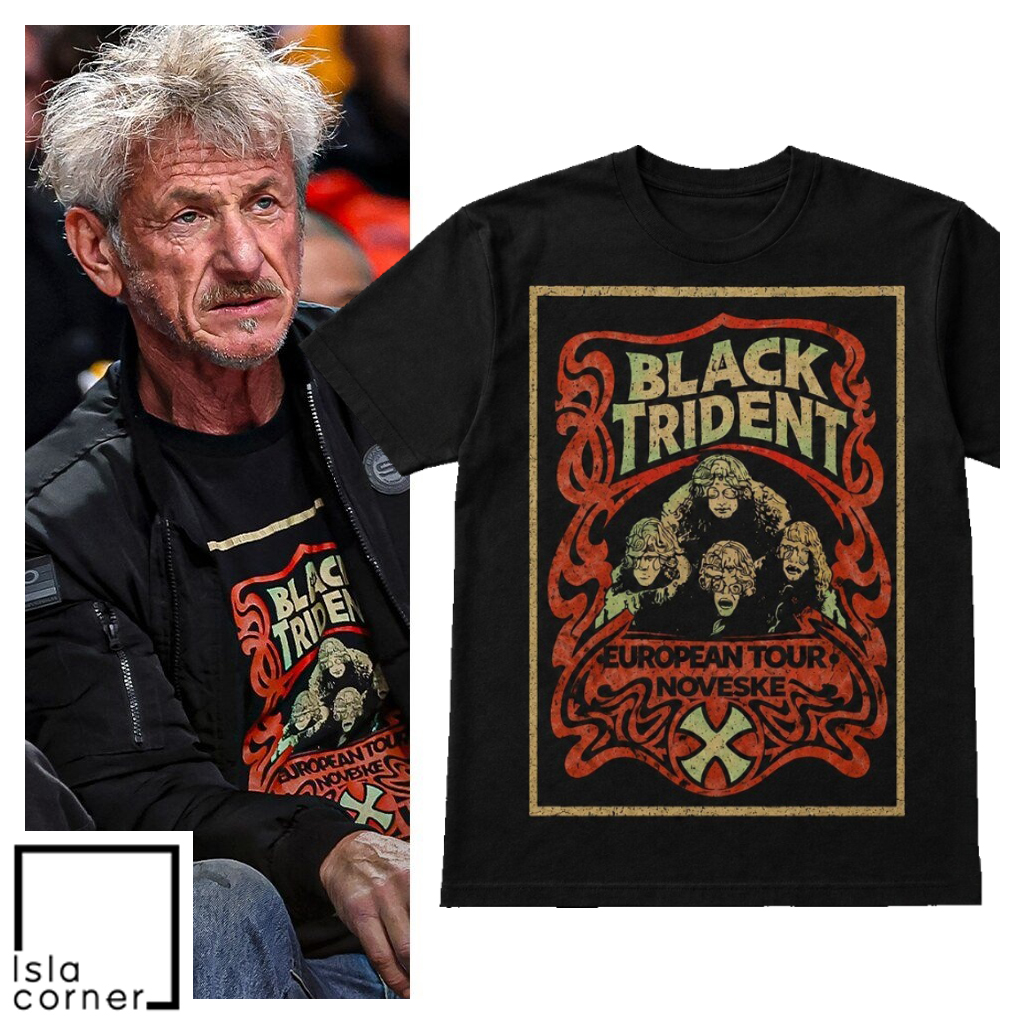 Sean Penn Black Trident Lakers 2026 Playoffs Game 4 Shirt Sean Penn Black Trident Lakers 2026 Playoffs Game 4 Shirt