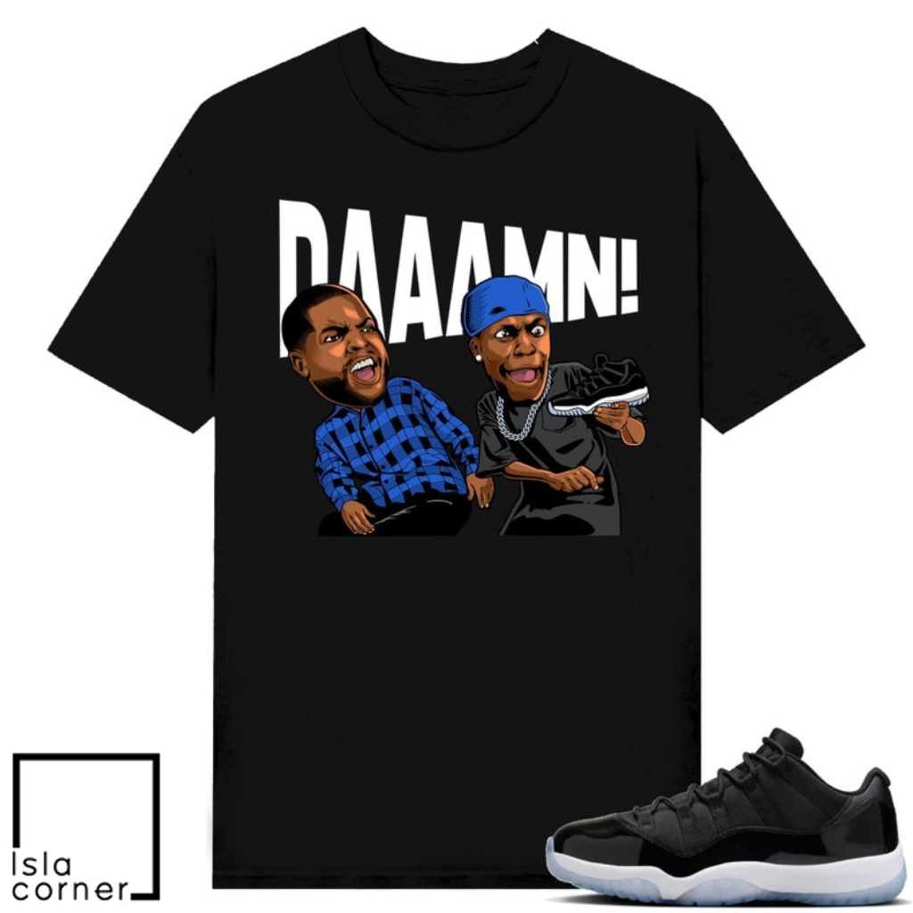 Space Jam 11 Low to match Sneaker Match Tees Black DAAAMN Space Jam 11 Low to match Sneaker Match Tees Black DAAAMN