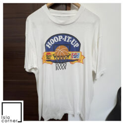 Vintage 1980’s Hoop It Up Basketball Pizza Hut Pepsi Shirt