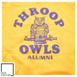Vintage 1980s Throop Owls Alumni Shirt
