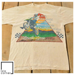 Vintage 1982 Kawasaki AMA Motocross Biker Racing Shirt
