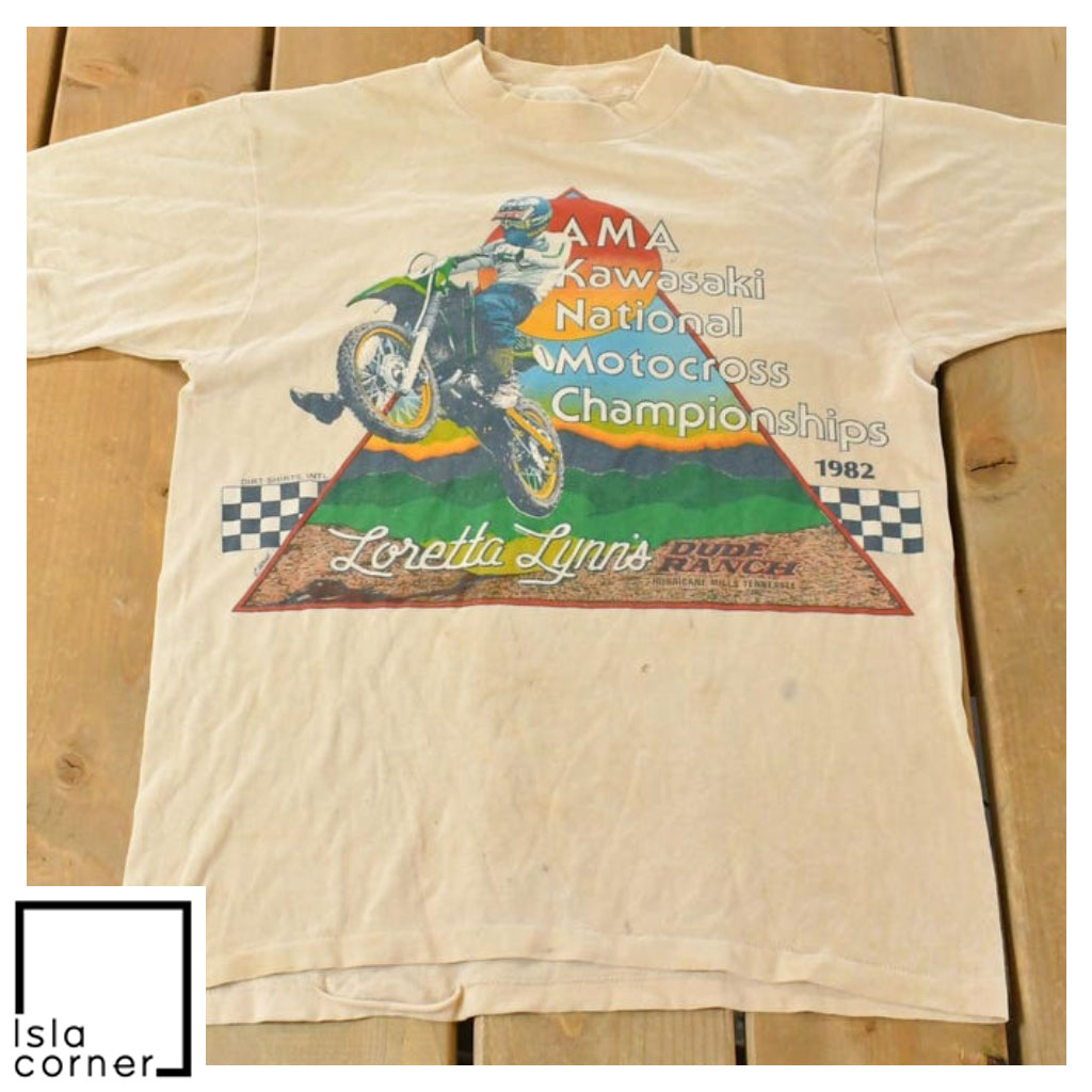 Vintage 1982 Kawasaki AMA Motocross Biker Racing Shirt Vintage 1982 Kawasaki AMA Motocross Biker Racing Shirt