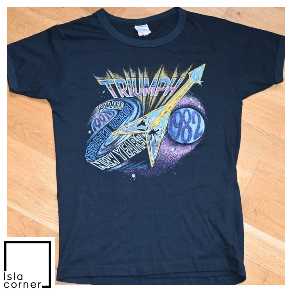 1982 Triumph New Year's Eve Allied Forces Invasion Shirt 1982 Triumph New Year's Eve Allied Forces Invasion Shirt