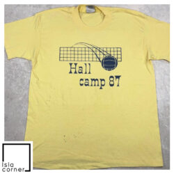 Vintage 1987 Hall Camp Volleyball Sports Shirt