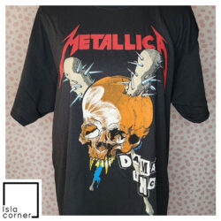 Vintage 1987 Metallica Damage Inc Tour 2 SIDED Shirt Front