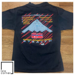Vintage 1988 B 2 Bomber Stealth Shirt Back