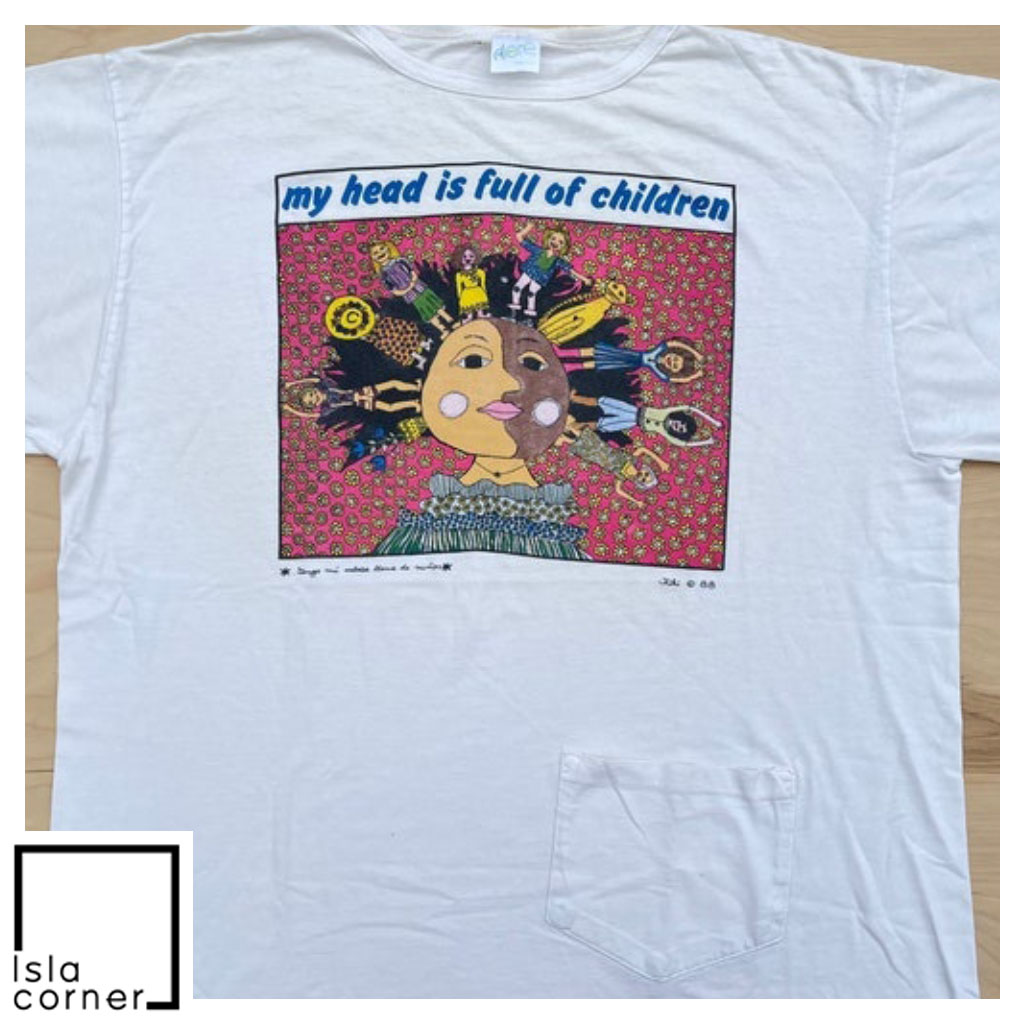 Vintage 1988 Kiki Suarez My Head Is Full Of Children Shirt Vintage 1988 Kiki Suarez My Head Is Full Of Children Shirt