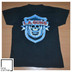 Vintage 1988 L A Guns No Mercy Tour 2 SIDED Shirt front
