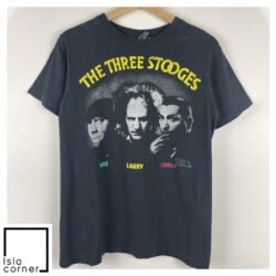 Vintage 1988 Three Stooges Moe Larry Curly Shirt