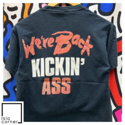 Vintage 1989 Bon Jovi We're Back Kickin Ass Shirt Back