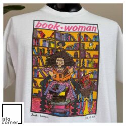 Vintage 1989 Book Woman Kiki Suarez Art T Shirt