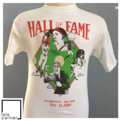 Vintage 1989 Hall of Fame MLB Bench Yaz Cooperstown Shirt