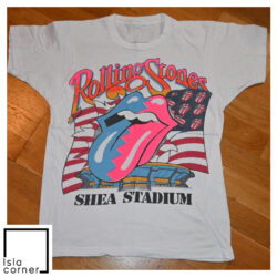 Vintage 1989 Rolling Stones Shea Stadium The North American Tour Shirt Front