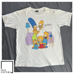 All Reviews 1 Vintage 1989 The Simpsons Family Say Cheese Shirt Front