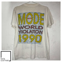 Vintage 1990 Depeche Mode World Violation Tour Shirt Back