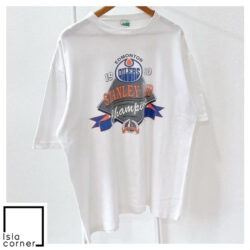 Vintage 1990 Edmonton Oilers NHL Stanley Cup Shirt