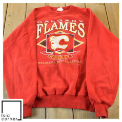 Vintage 1990s Calgary Flames NHL Hockey Sweatshirt