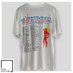Vintage 1990s Lord of Acid Sextasy Ball Tour Shirt Back
