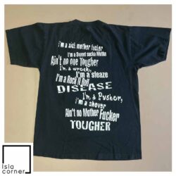 Vintage 1990s Motley Crue Sick Mother Fucker Shirt Back