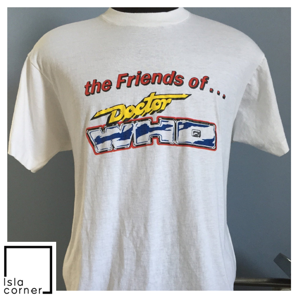 Vintage 1990s The Friends Of Doctor Who Shirt Vintage 1990s The Friends Of Doctor Who Shirt