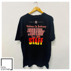 Vintage 1991 X Japan Violence In Jealousy Tour Shirt Back